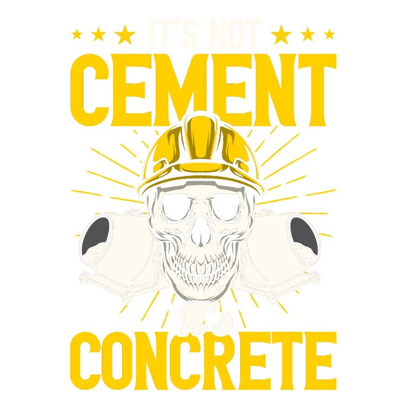 Construction workers Concrete builders Concrete mixer gift