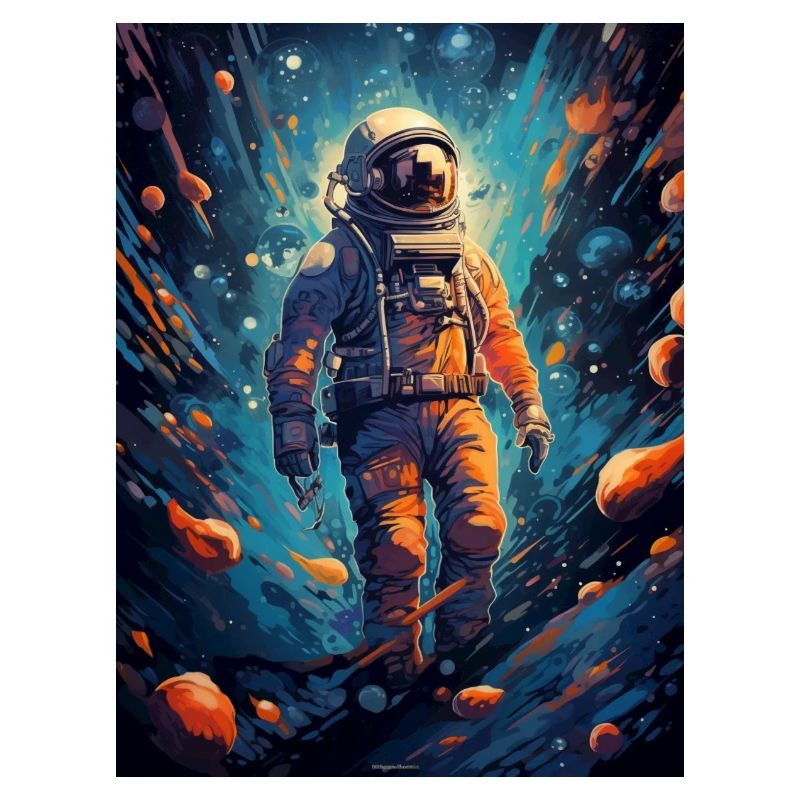 Astronaute de sortie dans l’espace