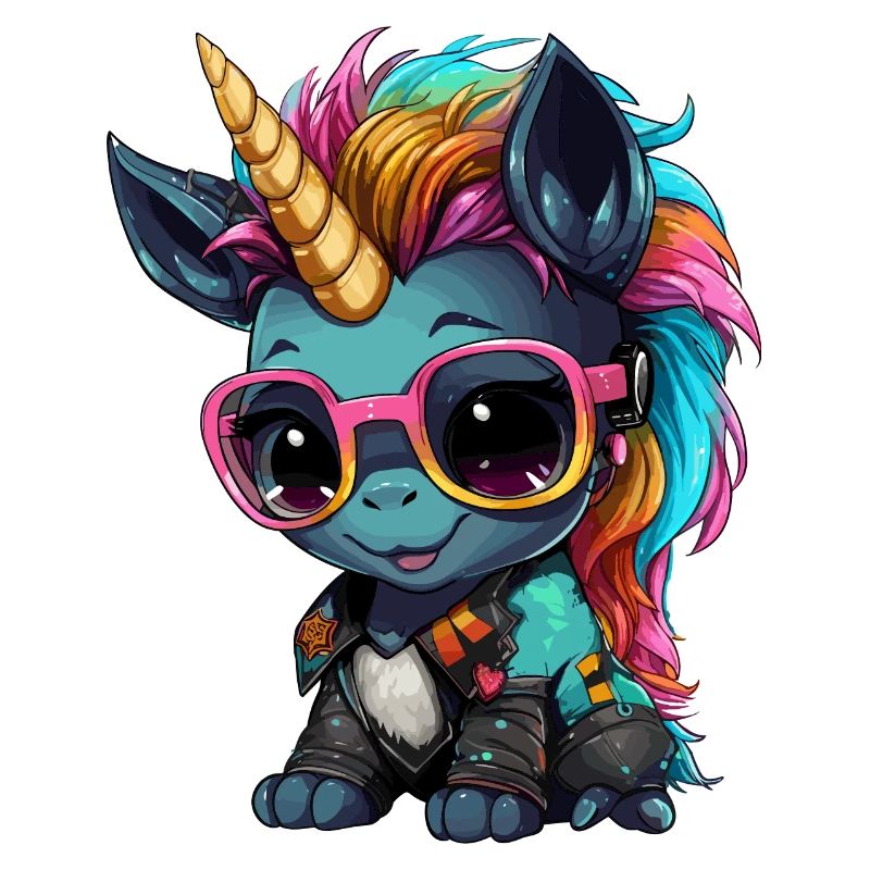 Conception de licorne Punker