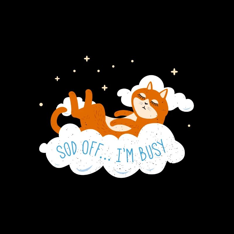 Cat in the clouds