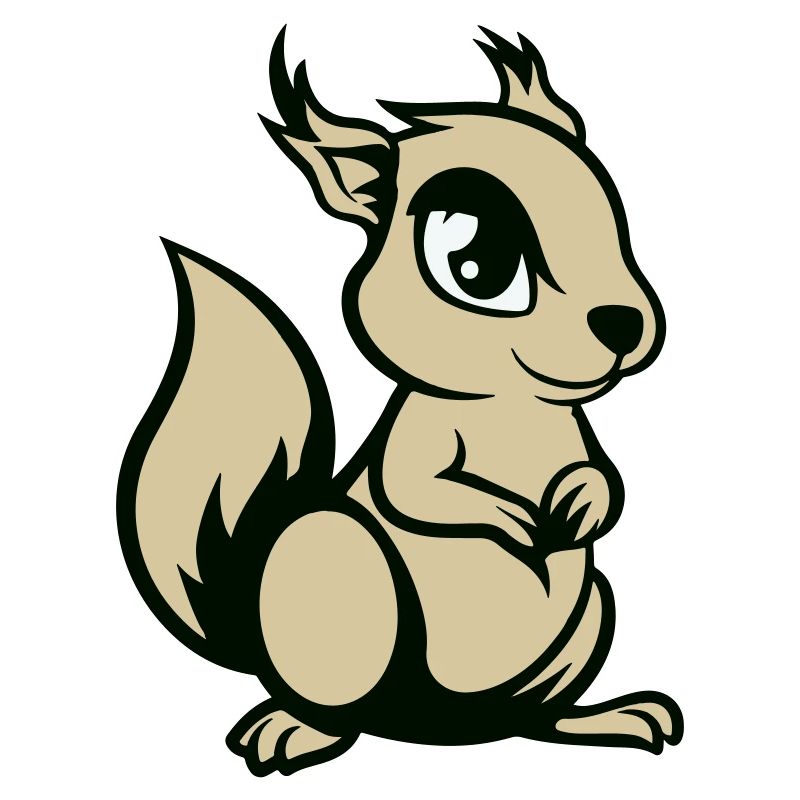 eichhörnchen comic tier