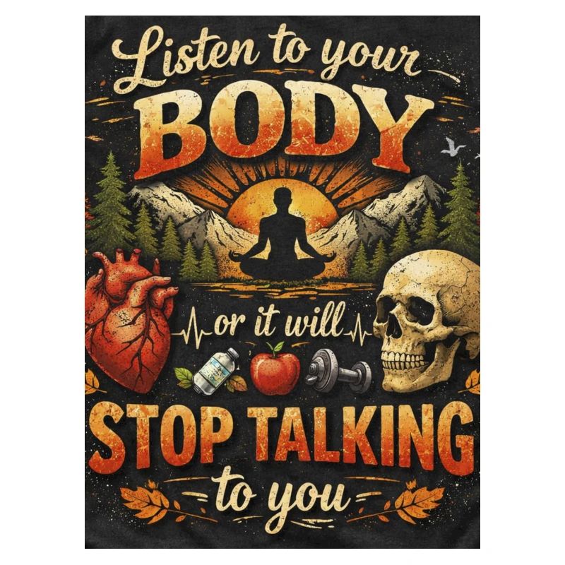 Hör auf deinen Körper oder er spricht