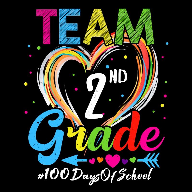 100e jour Équipe Escouade de 2e année 100 jours d’école