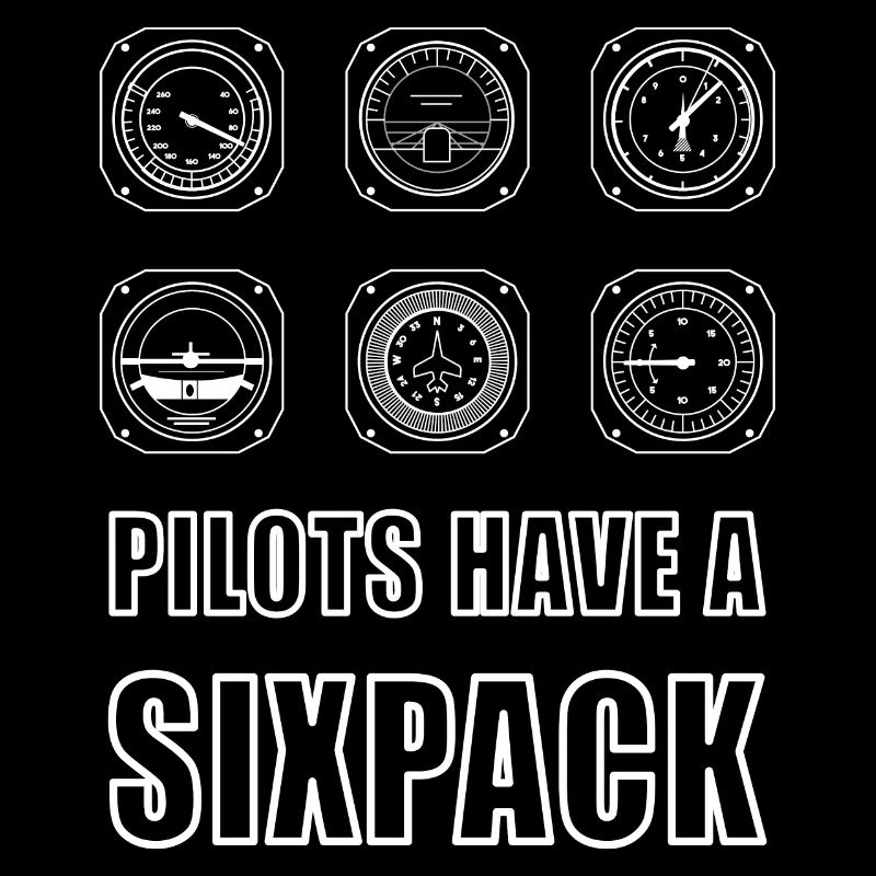 SIXPACK pilot Aviator Flugzeug aviation aircraft