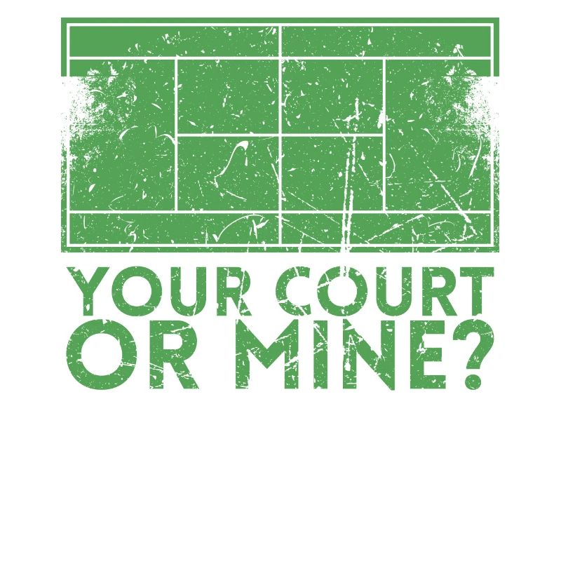 Ihr Platz- Oder Minendesign Für Tennisspieler Oder