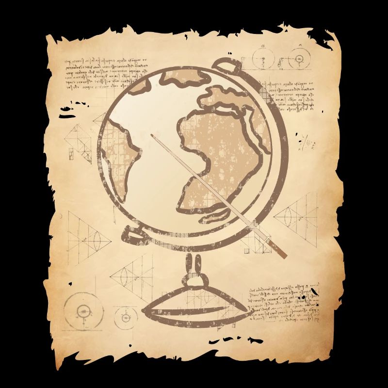 Géographie - Vintage Globe & Pointer