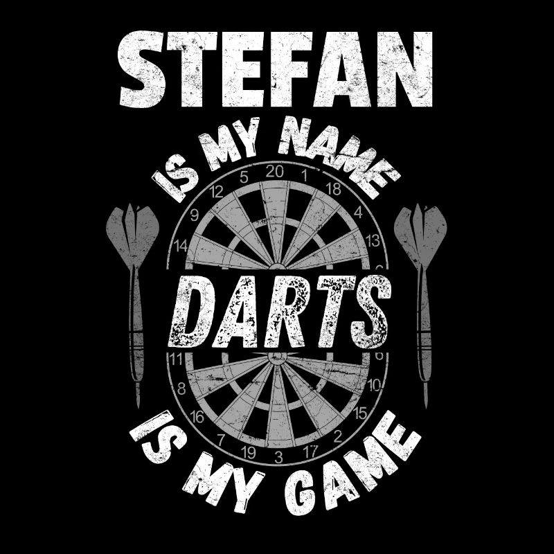 Conception de fléchettes par le nom de Stefan. Cadeaux de fléchettes