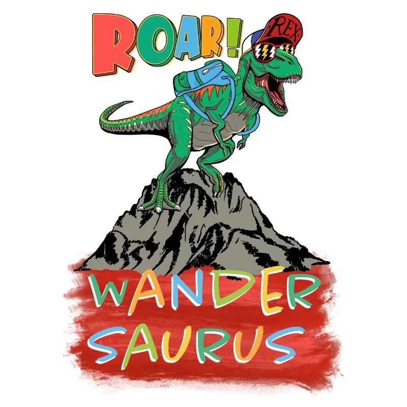 Dinosaurier T-Rex Wandersaurus - Wandern mit Kind