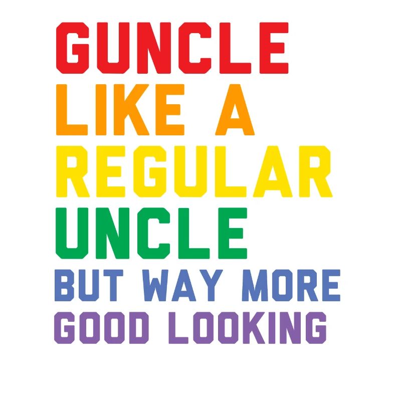 Guncle Regenbogenfahne Pride Monat Geschenk
