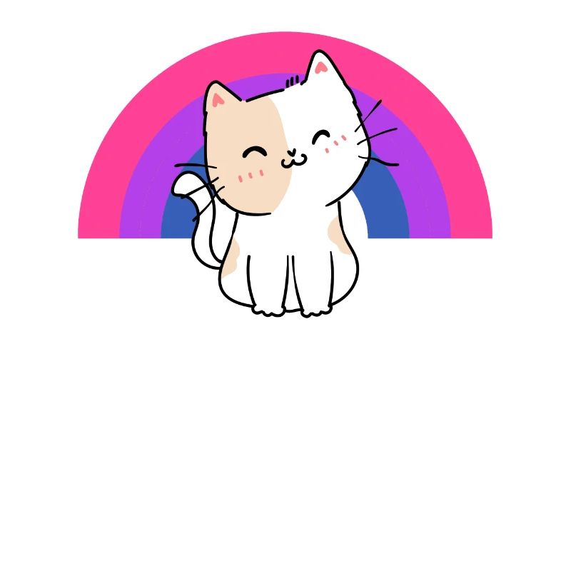 Bisexual Cat Bisexual Pride Cat Geschenk
