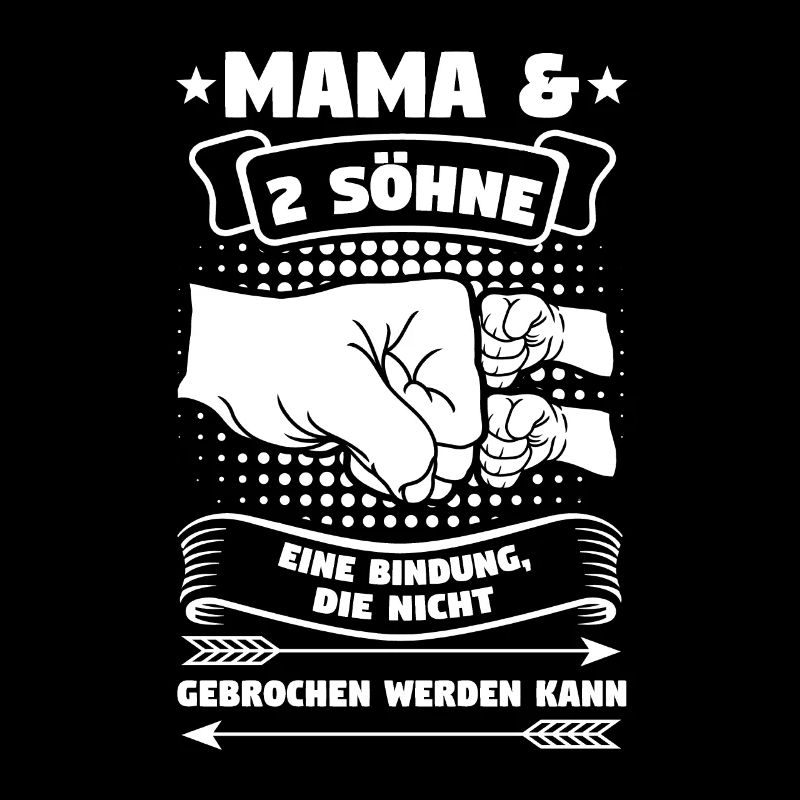 Mama 2 Söhne Mutter Geschenk