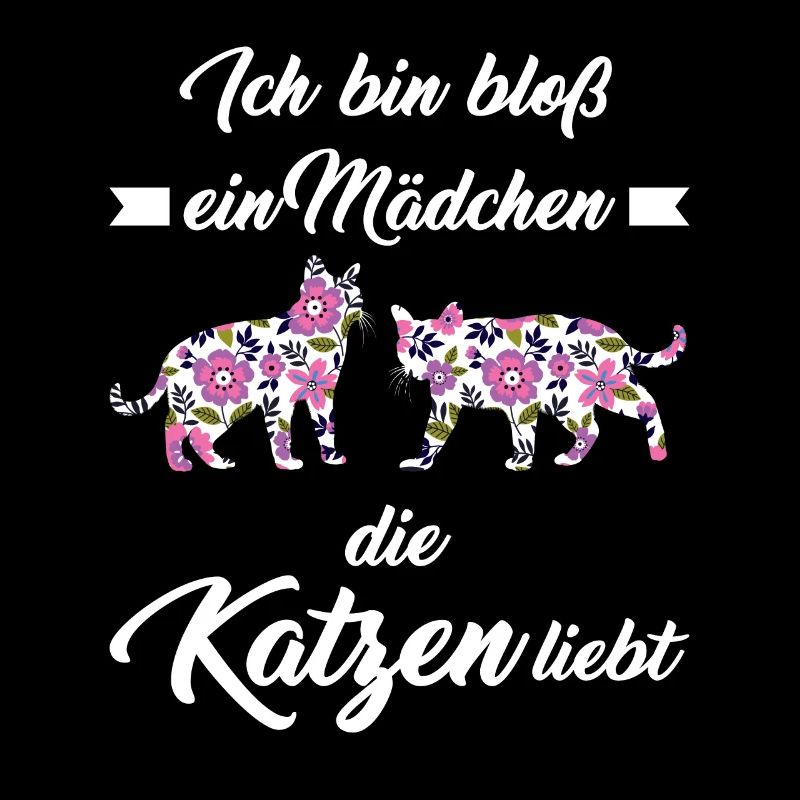 Katze Mädchen Katzen Geschenk