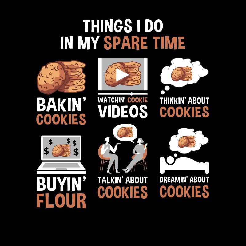 Cuire des choses que je fais dans mon cookie de temps libre