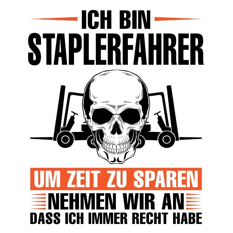 Staplerfahrer Beruf Gabelstaplerfahrer Geschenk