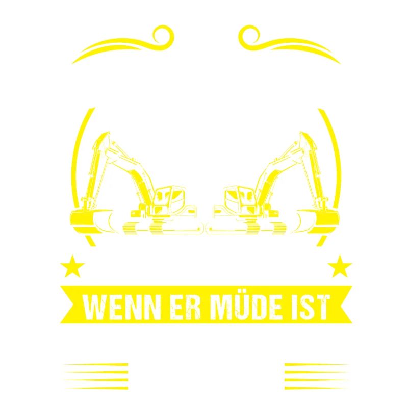 Baggerfahrer Beruf Lader Geschenk