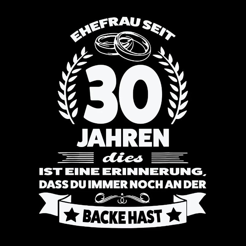 30 Jahre Ehe Ehefrau Perlenhochzeit Geschenk