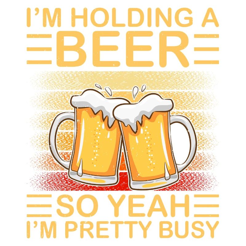 Lustiger Bier Spruch Bier Trinker