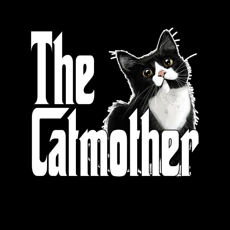 Katze Mutter La Catmother Chat Crazy Maman Maman