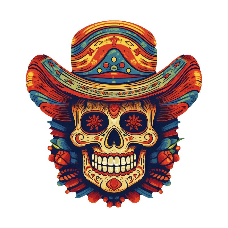 Cinco de Mayo Skull