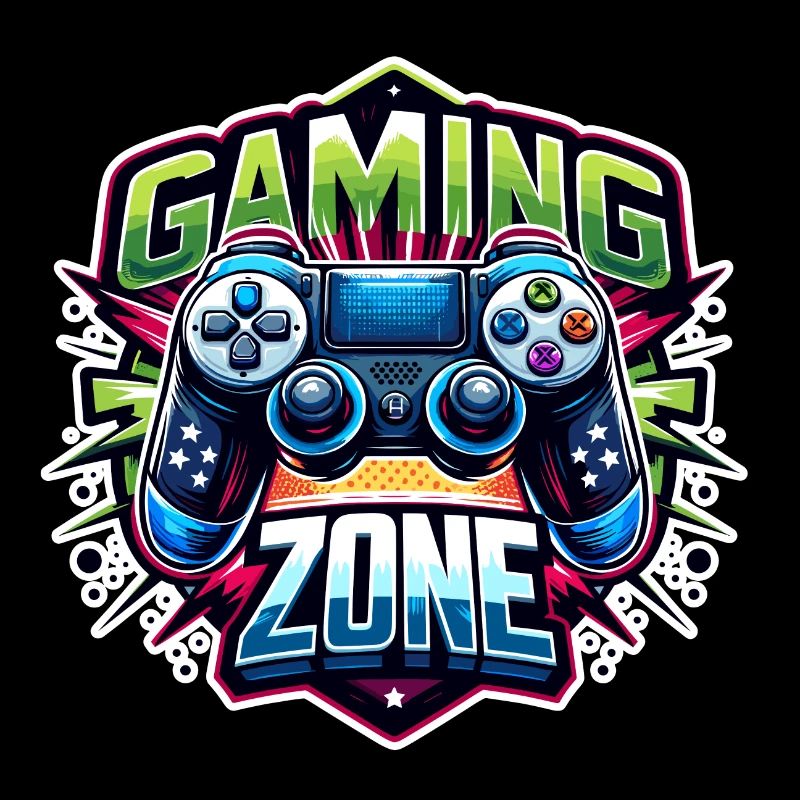 Gaming Zone - Controller Illustration