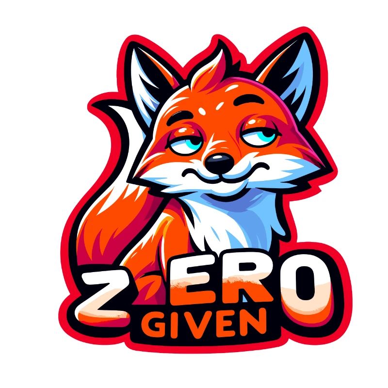Zéro donné - Illustration de renard