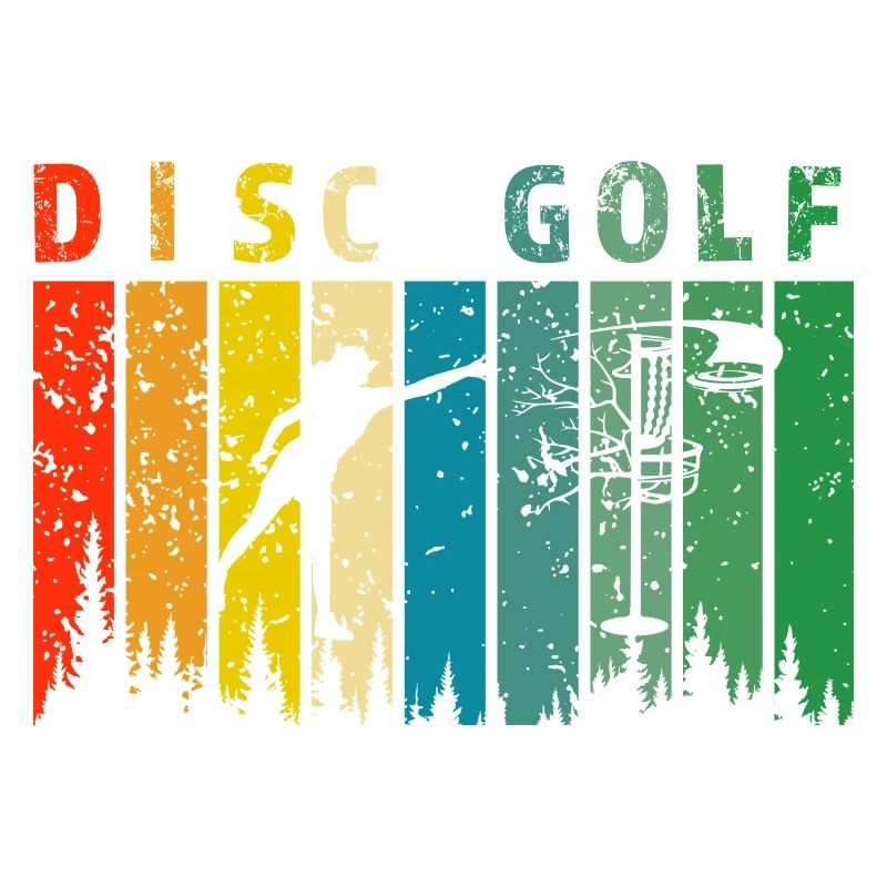 Scheibengolf Retro-Design Scheibengolf Geschenk