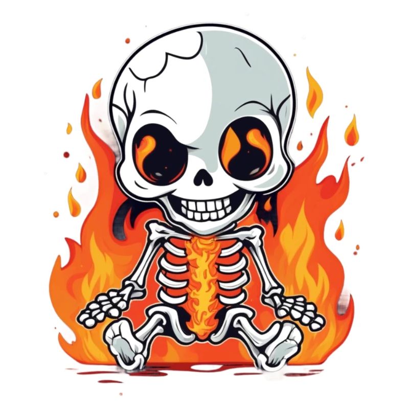 Fire skeleton