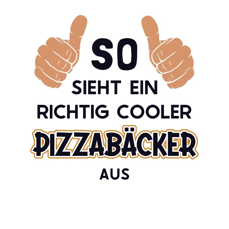 So sieht ein cooler Pizzabäcker aus Pizza
