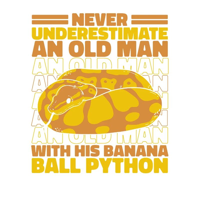 Never Underestimate Old Man Python Banana Ball