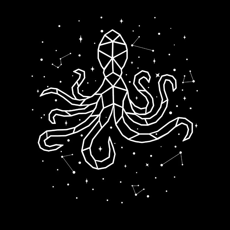 Sternbild Octopus Constellation Octopodes
