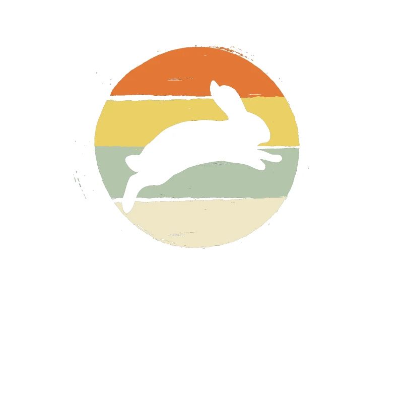 Retro Rabbit Dwarf Rabbit Gift