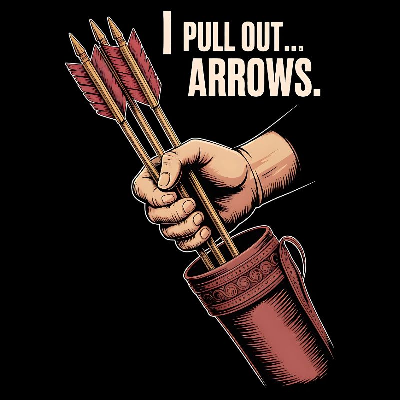 Archery Humor: I Pull Out Arrows