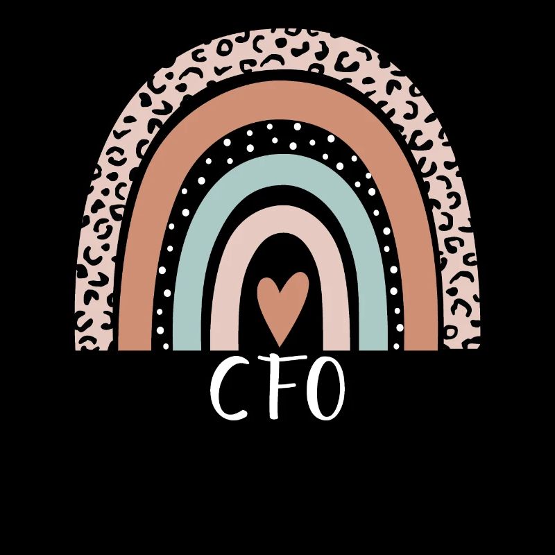 CFO Rainbow Leopard Funny CFO Appreciation