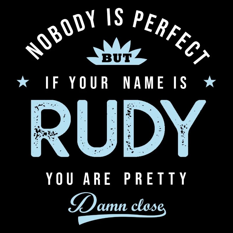 Rudy Gift Personalized Name Rudy