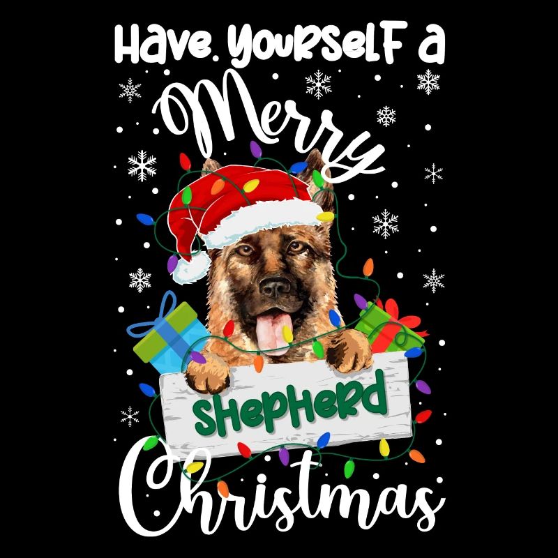 German Shepherd Christmas German Shepherd Xmas