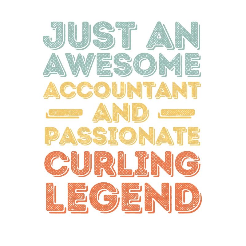 Comptable Curling rétro