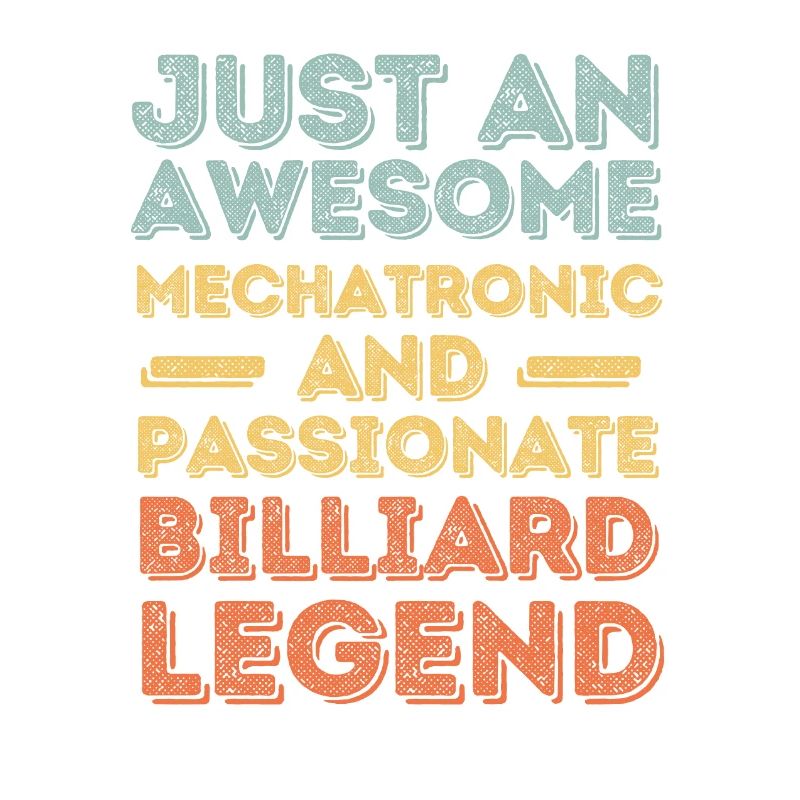 Mechatronics Engineer Billiards retro