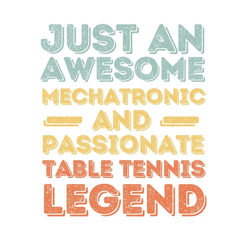 Mechatronics Technician Table Tennis retro