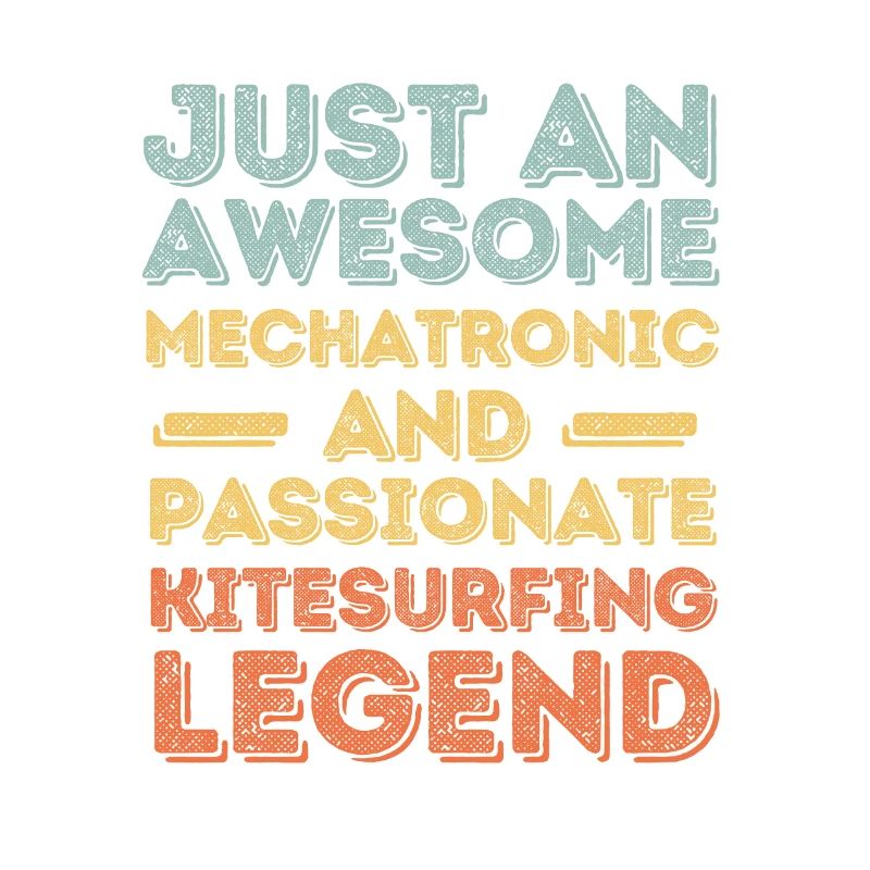 Mechatronics Technician Kitesurfing retro