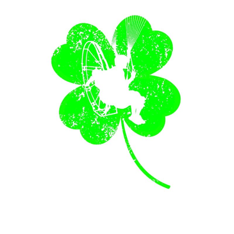 Paramotor St. Patrick's day shamrock