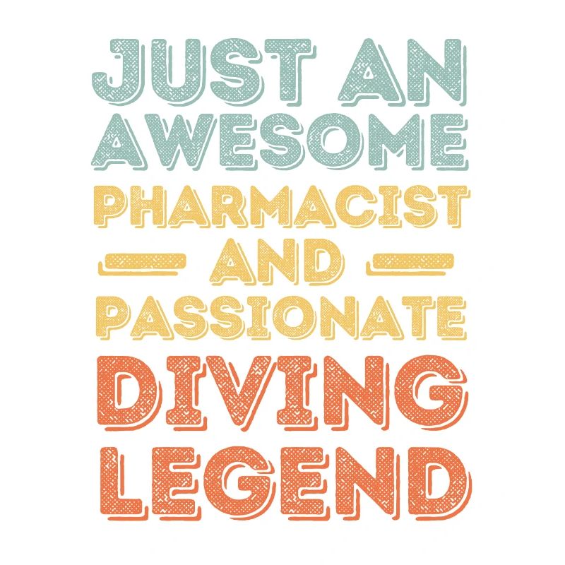 Pharmacist Diving legend retro