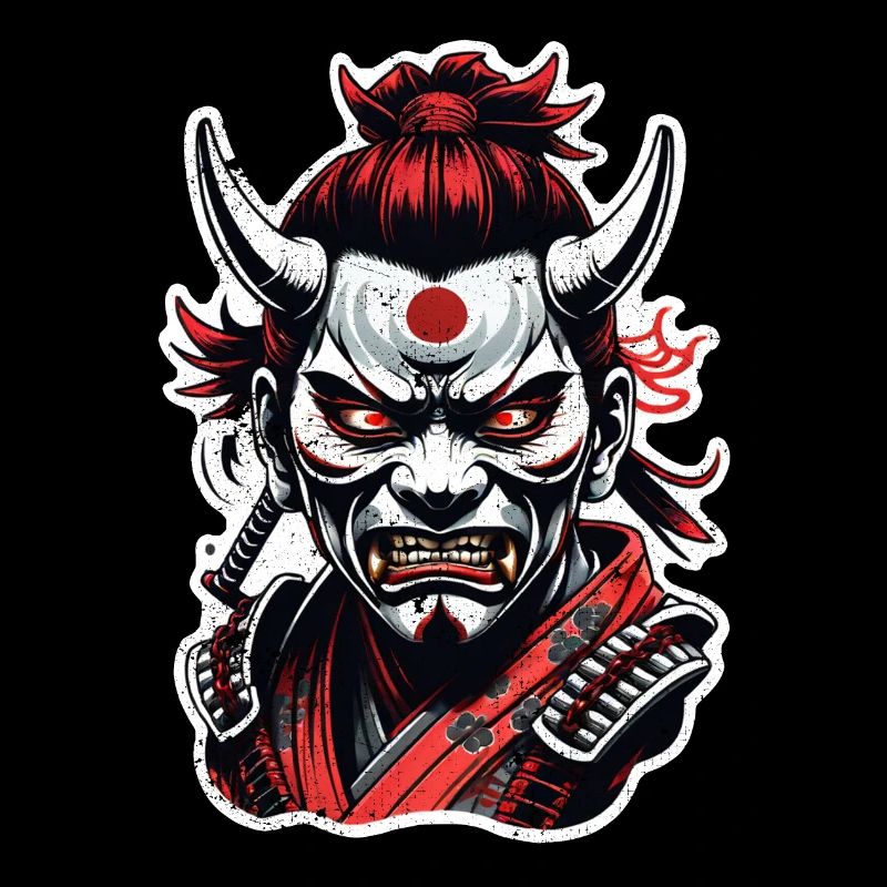 Samurai-Krieger - Japan - Dämon