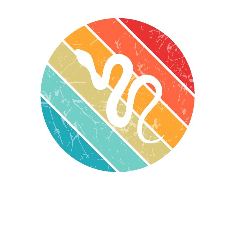 Snake Retro Reptile Python Gift idea