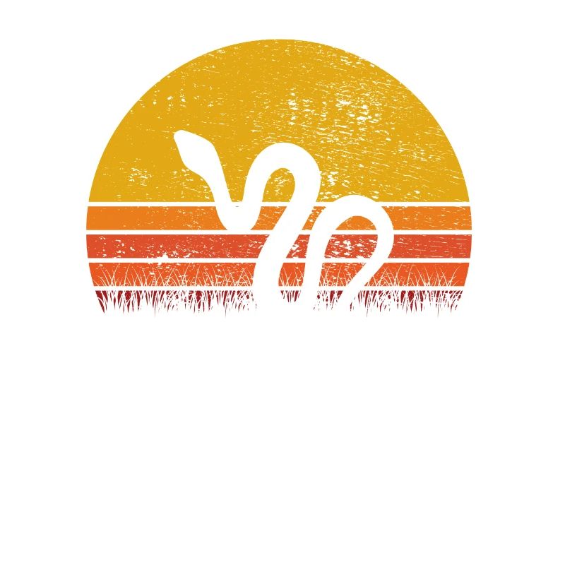 Snake Retro Reptile Python Idée cadeau