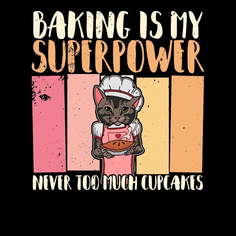 Katze Hobbybäcker Dessert Backen Bäcker