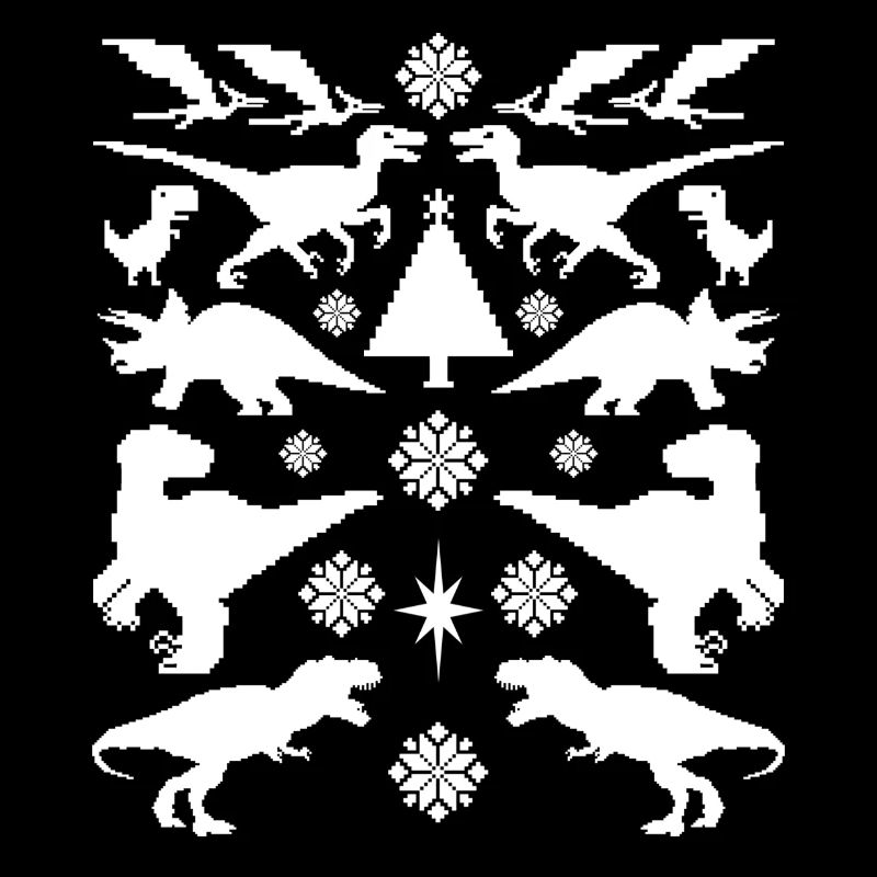 Dinosaures Pull de Noël moche