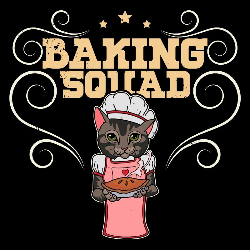 Cat Dessert Pastry Baking Gift
