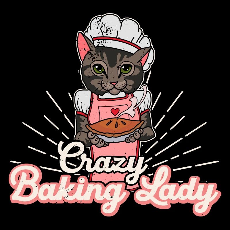 Bäcker Backen Brötchen Sauerteig Katze Spruch