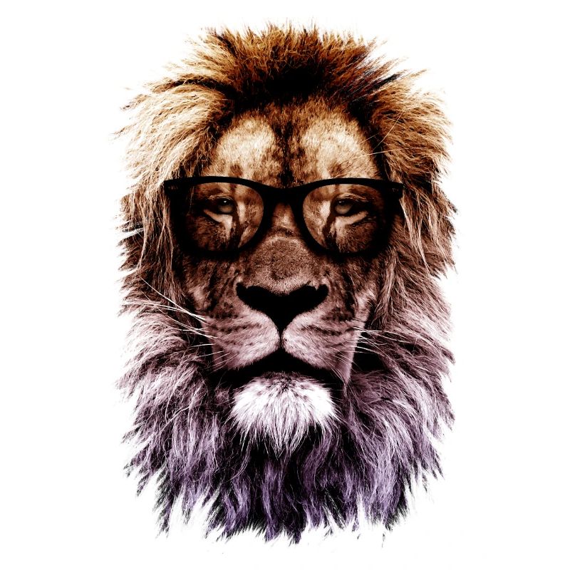 Hipster Löwe