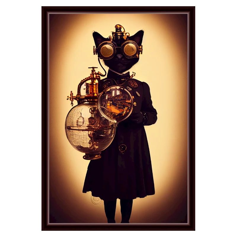 Steampunk-Katze